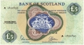 Bank Of Scotland 5 Pound Notes 5 Pounds,  8.12.1969